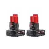 Milwaukee 12V Lithium-Ion Battery 2 pc