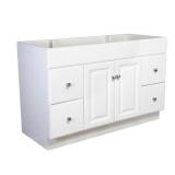Wyndham 48" 2-Door 4-Drawer Vanity, White