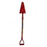 Ashman 46 in. Wood Handle D-Grip Carbon Steel