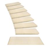 Beige 9.5x30 x1.2 in Stair Treads