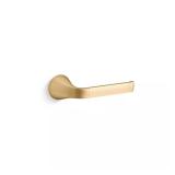 Cursiva Wall-Mount Toilet Paper Holder   Brass