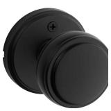 Sora Matte Black Round Rose Dummy Door Knob