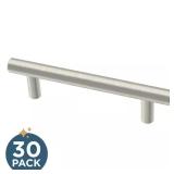 30-Pack Bar Cabinet Pulls, 3.75" Stainless