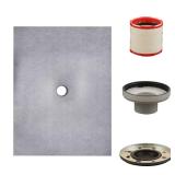 Watershield Shower System 36x48 Tray Drain