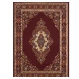 Cathedral Burgundy 5 ft. x 8 ft. Area Rug