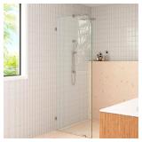 40" x 78" Frameless Shower Door: Single Panel