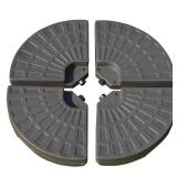 202 lb HDPE Umbrella Base (Grey)