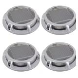 Solar 15-Lumen Silver In-Ground Light (4-Pack)