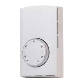 Double-pole 22A Line Voltage Thermostat, White