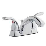 Builders Chrome Centerset Bathroom Faucet