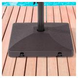 90-lb Heavy-Duty Umbrella Base, Dark Brown