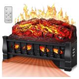 Freestanding Electric Fireplace w/ Remote