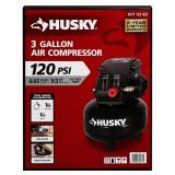 Husky 3 Gallon Air Compressor 120 PSI Pancake