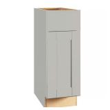 Shaker 12x24x34.5 in. Dove Gray Cabinet