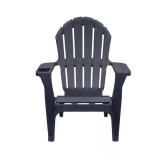 Midnight Blue Adirondack Chair with Cup Holder