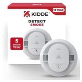 (2) Kidde 10-Year Battery Smoke Detector 21031466