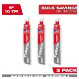 The TORCH 6-in Carbide Teeth Blade (3-Pack)