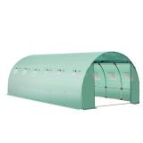 Metal/Plastic Greenhouse Cover with Windows