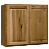Hampton Bay 36" Wall Cabinet, Natural Hickory