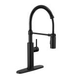 Antoni Pull-Down Kitchen Faucet, Matte Black