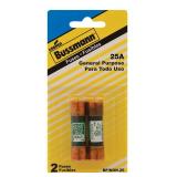 Bussmann 25 amps Non Current Fuse 2 pk