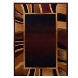 Rizzy Brown/Beige 5x7 Modern Area Rug