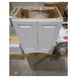 24" x 18.5" x 32-1/4" White Vanity w/ Top