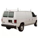 Heavy Duty Van Ladder Rack in White