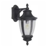 Wilkerson 1-Light Black Outdoor Wall Lantern