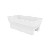 Bloem Finley Plastic Deck Rail Planter White