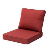 24 x 25 in. Outdoor Sofa Cushion - Red
