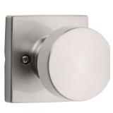 Pismo Satin Nickel Round Half-Dummy Door Knob