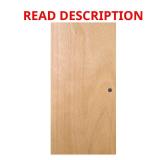 (4) 32x80 No Panel Hardwood Door Slab & (1) 36" S