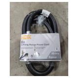 HDX 6/4 4-Prong Range Cord 50A Black 6 ft