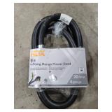 HDX 6/4 4-Prong Range Cord 50A Black 6 ft