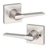 Hollis Satin Nickel Hall/Closet Door Lever