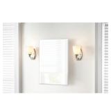 Glacier Bay 16x26 Wood Medicine Cabinet Mirror