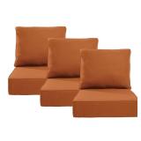 (1) CushionGuard Outdoor Cushion Set, Orange