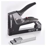 Husky Staple Gun Set with 1000 Staples 3/8"