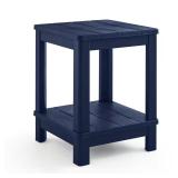 Deluxe 20 in Resin Midnight Table With Storage