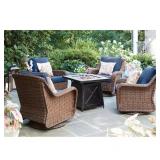 Hampton Bay Crossridge 50k BTU Fire Pit Table