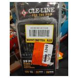 CLE-LINE 29-Piece HSS Twist Drill Bit Set