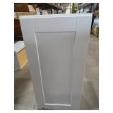 15"W x 12"D x 30"H White Cabinet