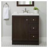 Bannister 31 in. Vanity w/ Marble Top