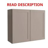 (Damaged) Hampton Bay Courtland Cabinet, Sterling