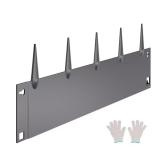 39 x 5 in. Steel Edging, 5-Pack, Dark Gray