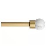 Marbled Sphere 36 72 in Matte Gold Rod