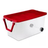 (2) 160 Qt. Wheeled Storage Box