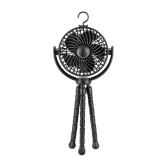 Private Brand 4 in. Octopus Fan Black