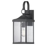 Park Court 19" 1-Light Wall Lantern - Black